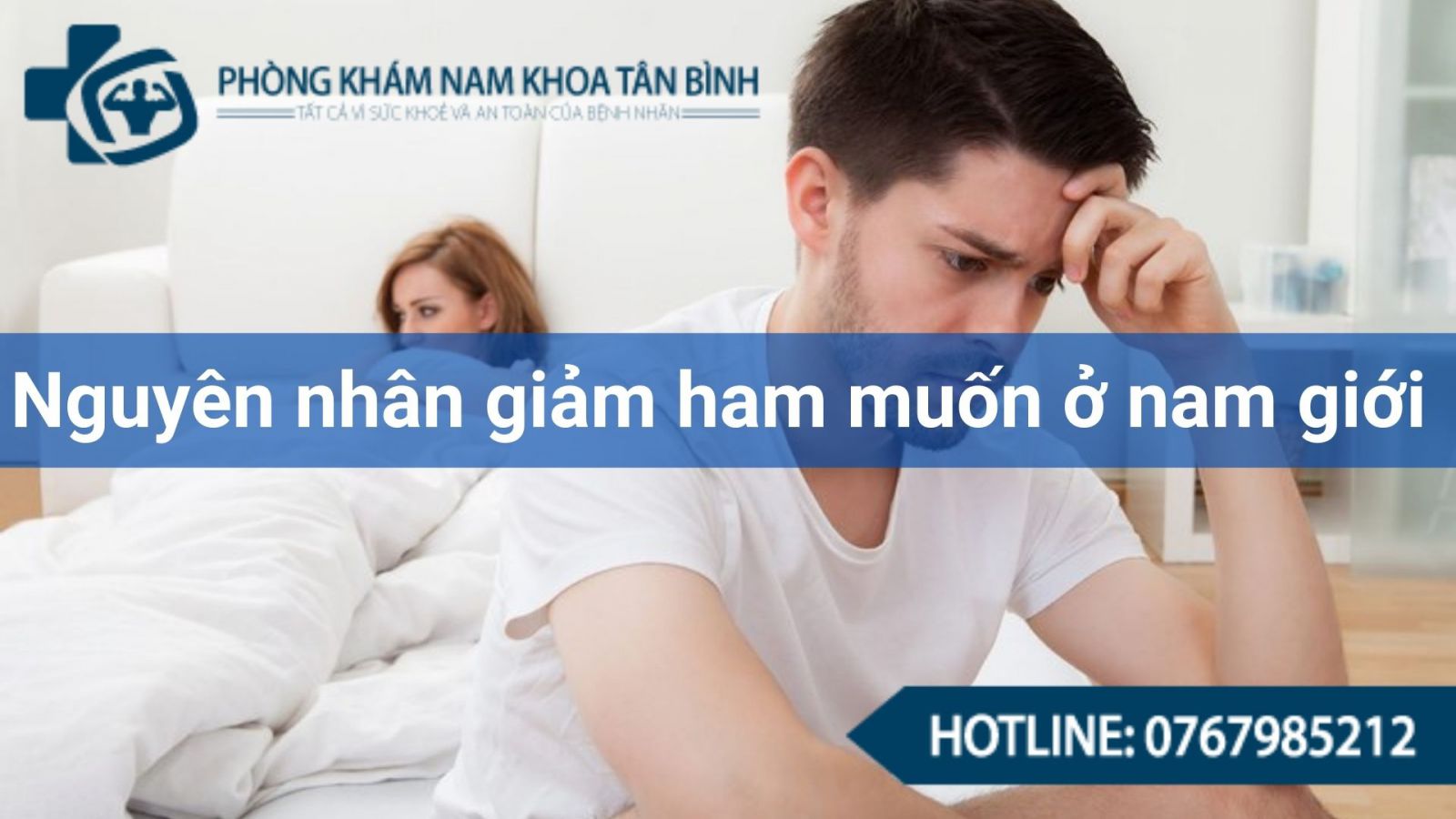  Nguyên nhân làm giảm ham muốn tình dục ở nam giới