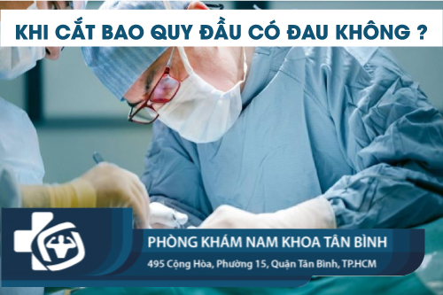 Khi cắt bao quy đầu có đau không