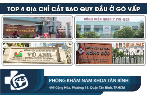  Top 4 Phòng khám cắt bao quy đầu ở Gò Vấp uy tín gần đây